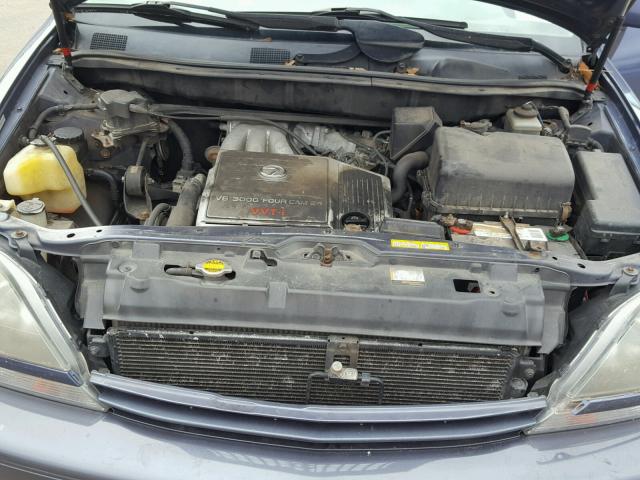 JT6HF10U9Y0132199 - 2000 LEXUS RX 300 BLUE photo 7