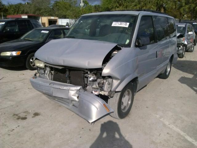 1GNDM19W7YB203655 - 2000 CHEVROLET ASTRO SILVER photo 2