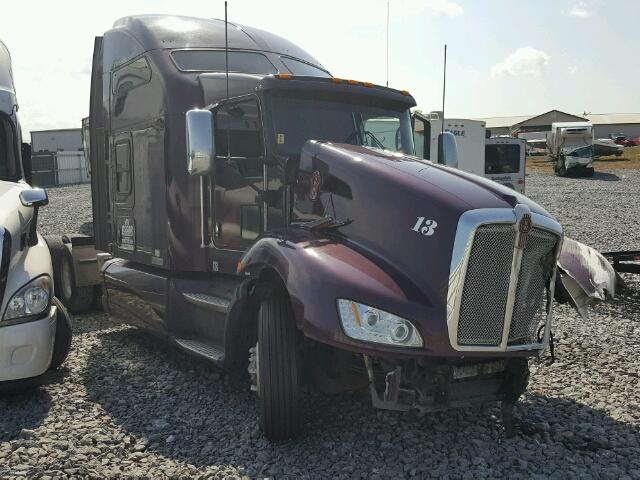 1XKADP9X8CJ295756 - 2012 KENWORTH CONSTRUCTI PURPLE photo 1