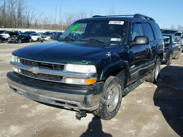 1GNEK13Z73J271885 - 2003 CHEVROLET TAHOE K150 GREEN photo 2