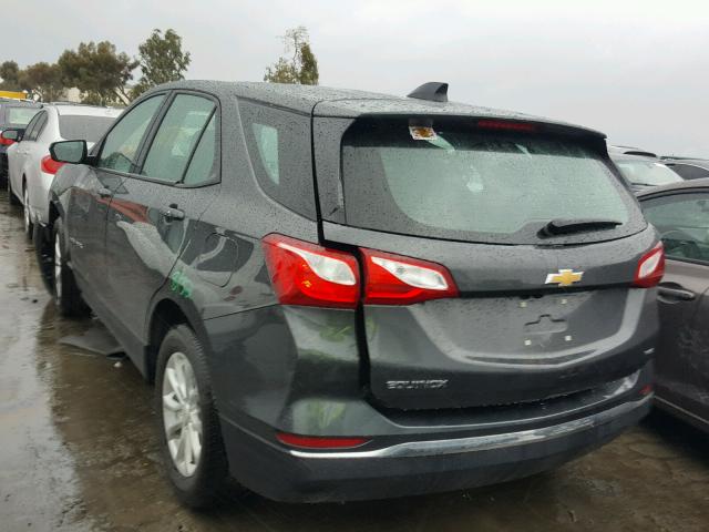 2GNAXREV4J6102278 - 2018 CHEVROLET EQUINOX LS GRAY photo 3