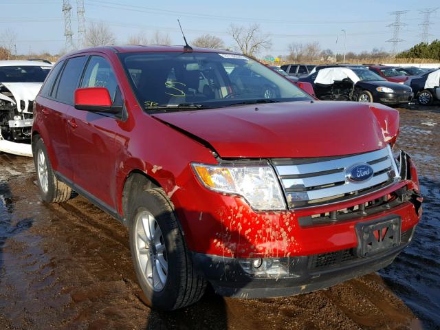 2FMDK4JC2ABB01368 - 2010 FORD EDGE SEL RED photo 1