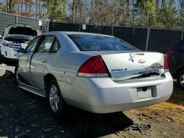 2G1WG5EK0B1209722 - 2011 CHEVROLET IMPALA LT SILVER photo 3