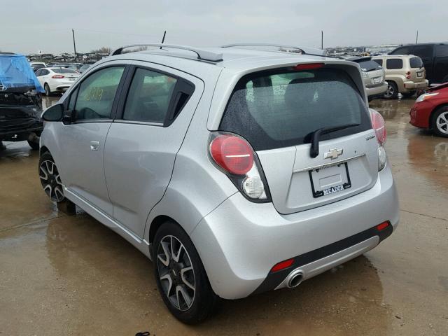 KL8CF6S95DC508133 - 2013 CHEVROLET SPARK 2LT SILVER photo 3