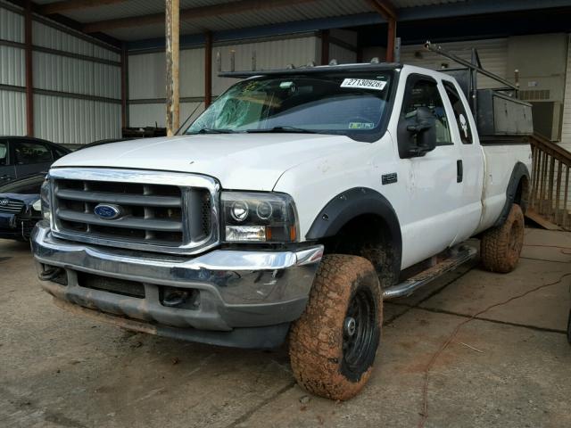 1FTNX21L63ED46132 - 2003 FORD F250 SUPER WHITE photo 2