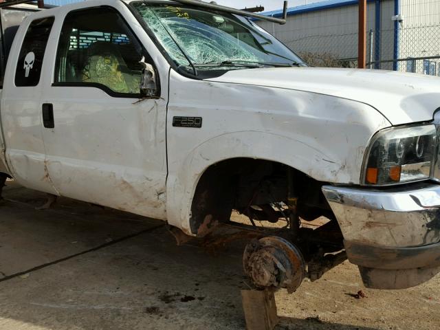 1FTNX21L63ED46132 - 2003 FORD F250 SUPER WHITE photo 9