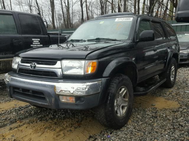 JT3HN86R120372446 - 2002 TOYOTA 4RUNNER SR BLACK photo 2