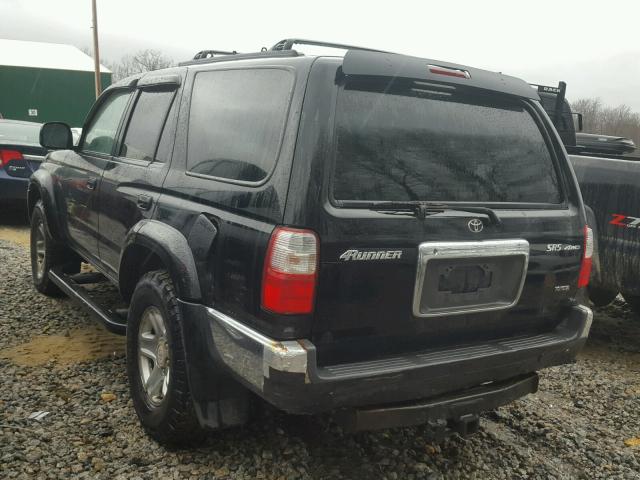 JT3HN86R120372446 - 2002 TOYOTA 4RUNNER SR BLACK photo 3