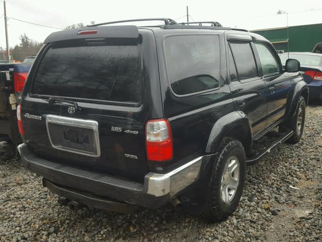 JT3HN86R120372446 - 2002 TOYOTA 4RUNNER SR BLACK photo 4