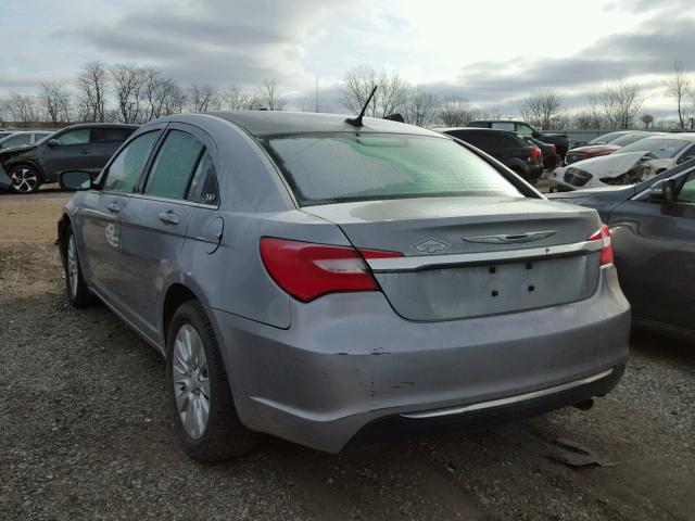 1C3CCBAB6DN606187 - 2013 CHRYSLER 200 LX SILVER photo 3