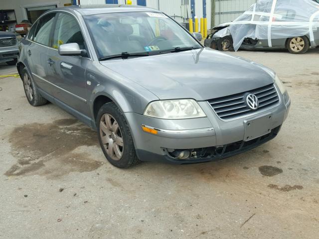 WVWTH63B03P437384 - 2003 VOLKSWAGEN PASSAT GLX GRAY photo 1