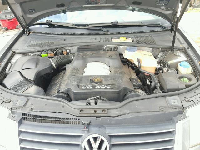 WVWTH63B03P437384 - 2003 VOLKSWAGEN PASSAT GLX GRAY photo 7