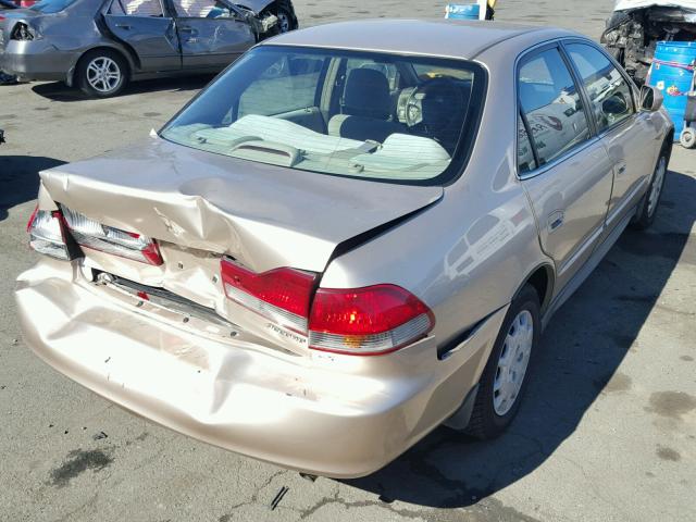 1HGCG66531A077683 - 2001 HONDA ACCORD LX GOLD photo 4