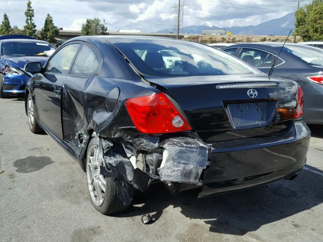 JTKDE177360102244 - 2006 TOYOTA SCION TC BLACK photo 3