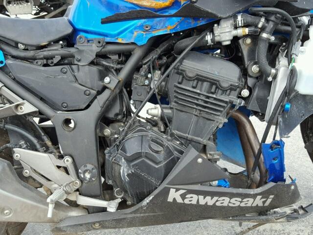 JKAEX8A10HDA30351 - 2017 KAWASAKI EX300 A BLUE photo 9