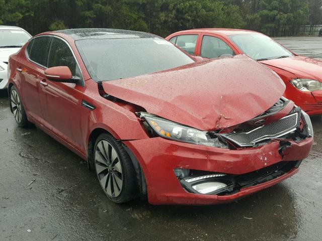 5XXGN4A76CG055753 - 2012 KIA OPTIMA EX RED photo 1