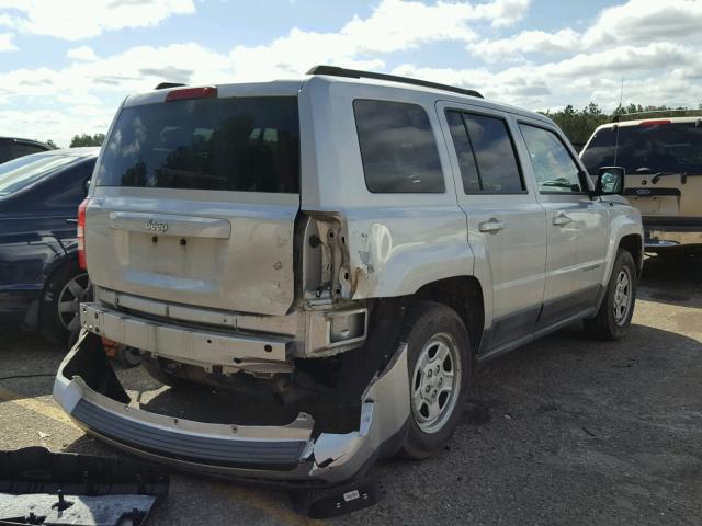 1J4NT1GB3BD197262 - 2011 JEEP PATRIOT SP SILVER photo 4