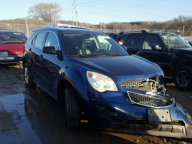 2CNFLCEW9A6224484 - 2010 CHEVROLET EQUINOX LS BLUE photo 1