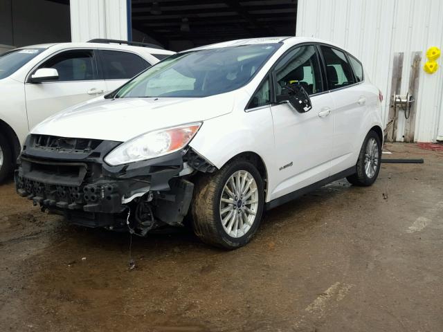 1FADP5BU8DL540331 - 2013 FORD C-MAX SEL WHITE photo 2