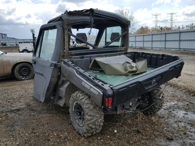 3JBUFAP40GK000827 - 2016 CAN-AM DEFENDER X BLACK photo 3