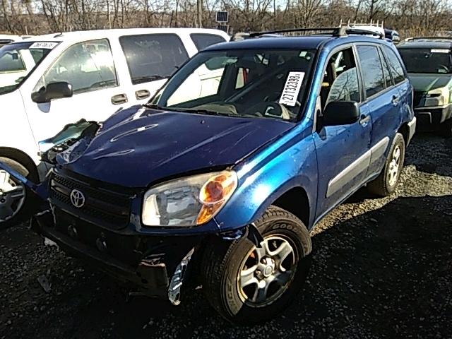 JTEGD20V840039978 - 2004 TOYOTA RAV4 BLUE photo 2