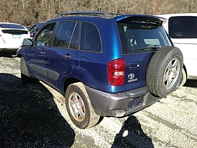 JTEGD20V840039978 - 2004 TOYOTA RAV4 BLUE photo 3