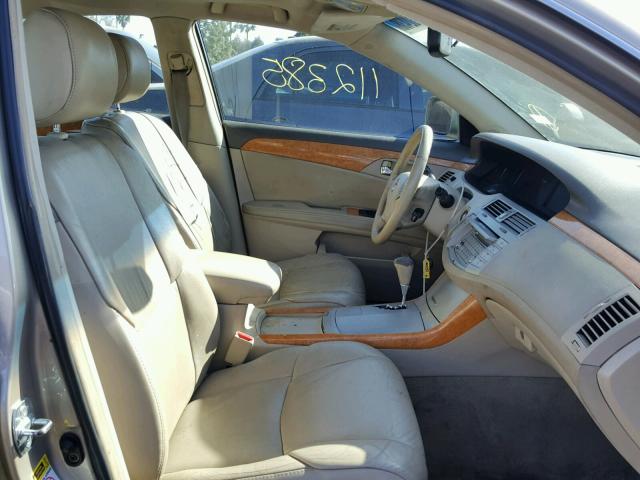 4T1BK36B75U041251 - 2005 TOYOTA AVALON XL TAN photo 5