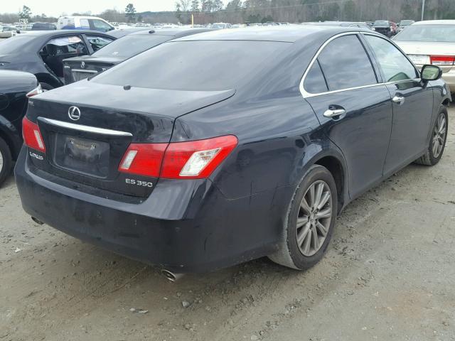 JTHBJ46G882243023 - 2008 LEXUS ES 350 BLACK photo 4