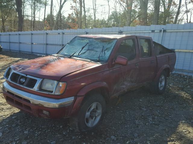 1N6ED27Y9YC325089 - 2000 NISSAN FRONTIER C MAROON photo 2