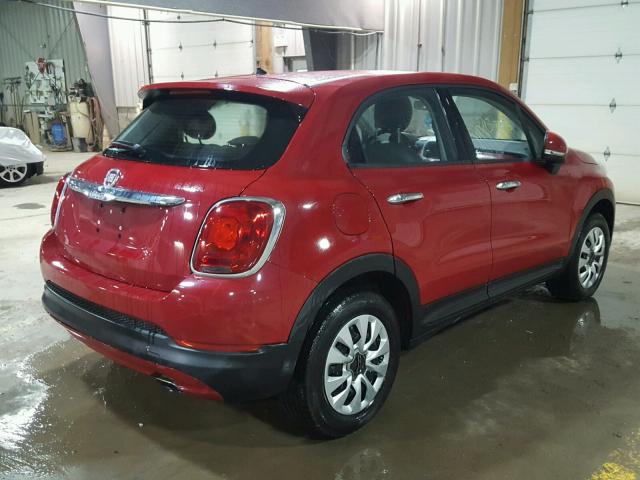 ZFBCFXAT7GP499672 - 2016 FIAT 500X POP RED photo 4