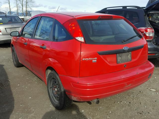 1FAHP37N37W115660 - 2007 FORD FOCUS ZX5 RED photo 3