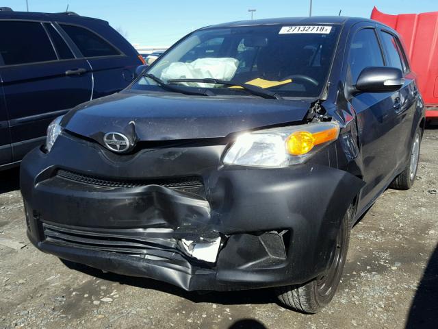 JTKKU4B41A1005345 - 2010 TOYOTA SCION XD GRAY photo 2