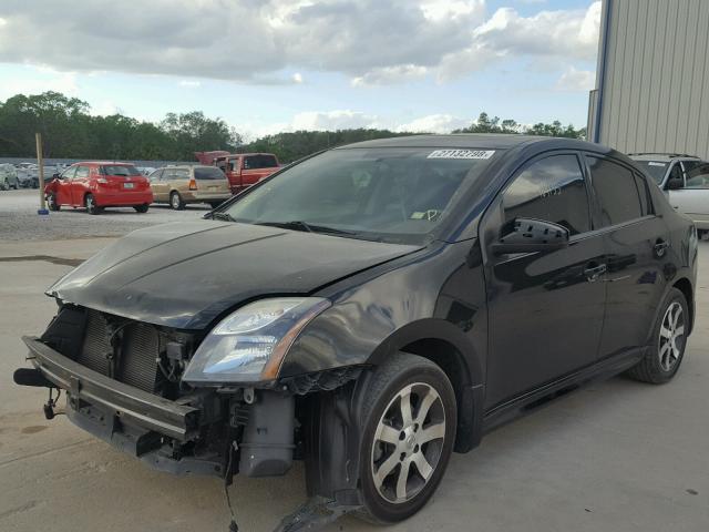 3N1AB6AP2CL726014 - 2012 NISSAN SENTRA 2.0 BLACK photo 2