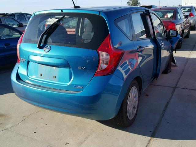 3N1CE2CP4GL352078 - 2016 NISSAN VERSA NOTE BLUE photo 4