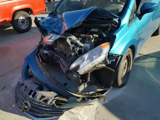 3N1CE2CP4GL352078 - 2016 NISSAN VERSA NOTE BLUE photo 9