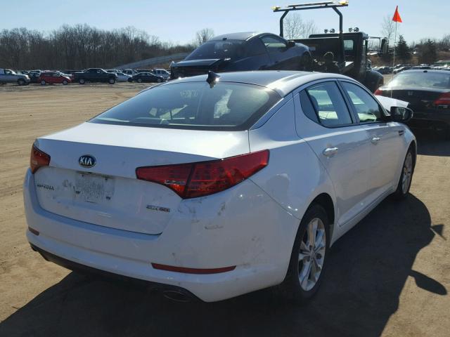 5XXGN4A78DG119731 - 2013 KIA OPTIMA EX WHITE photo 4