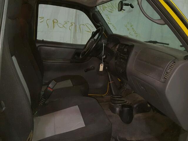 1FTYR11U76PA23422 - 2006 FORD RANGER YELLOW photo 5