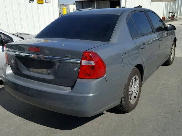 1G1ZS58F77F310475 - 2007 CHEVROLET MALIBU LS GRAY photo 4