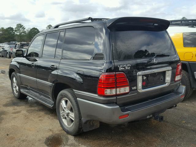 JTJHT00W964013651 - 2006 LEXUS LX 470 BLACK photo 3