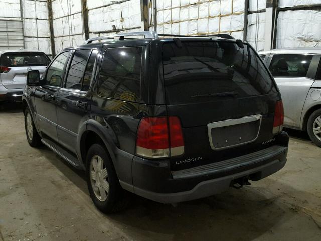 5LMEU68H83ZJ35176 - 2003 LINCOLN AVIATOR 黑色 照片 3
