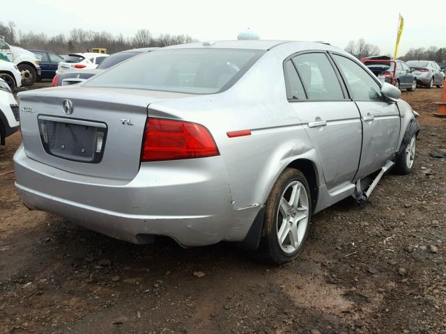 19UUA66246A033646 - 2006 ACURA 3.2TL SILVER photo 4