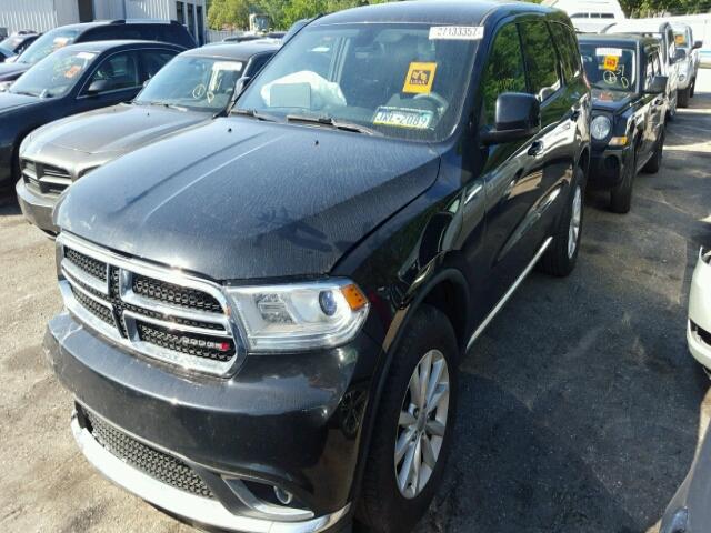 1C4RDJAG5EC978870 - 2014 DODGE DURANGO SX BLACK photo 2