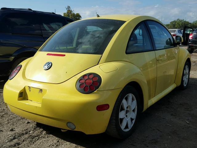 3VWBB61C8WM045169 - 1998 VOLKSWAGEN NEW BEETLE YELLOW photo 4