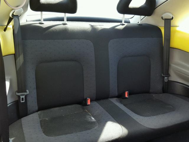 3VWBB61C8WM045169 - 1998 VOLKSWAGEN NEW BEETLE YELLOW photo 6