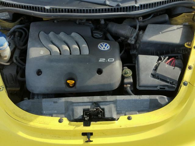 3VWBB61C8WM045169 - 1998 VOLKSWAGEN NEW BEETLE YELLOW photo 7