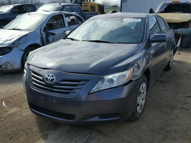 4T1BE46K28U788399 - 2008 TOYOTA CAMRY CE GRAY photo 2