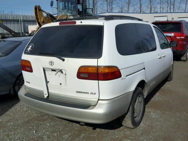 4T3ZF13C7WU050416 - 1998 TOYOTA SIENNA LE WHITE photo 4