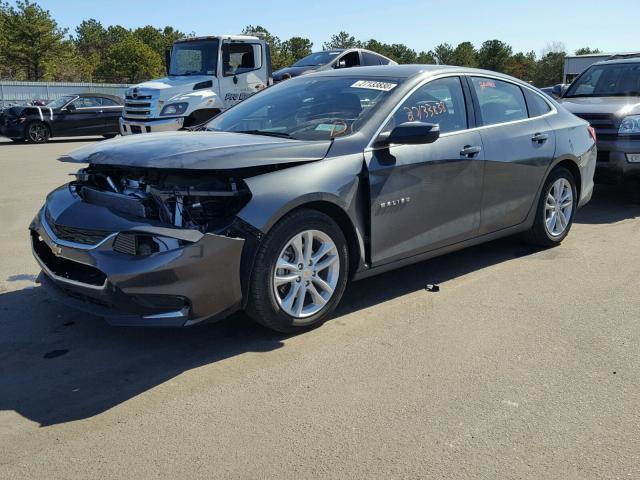 1G1ZE5ST4HF212124 - 2017 CHEVROLET MALIBU LT BLACK photo 2