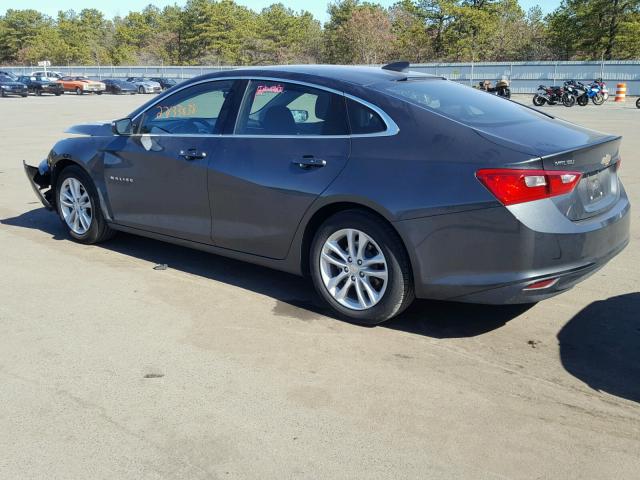 1G1ZE5ST4HF212124 - 2017 CHEVROLET MALIBU LT BLACK photo 3