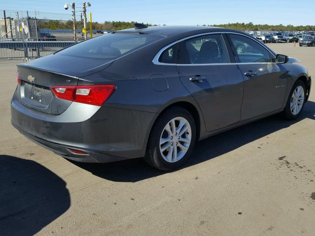 1G1ZE5ST4HF212124 - 2017 CHEVROLET MALIBU LT BLACK photo 4